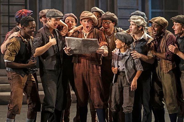 Striking newsboys become above-the-fold sensations in Disneyâ€™s Newsies, Septem Photo