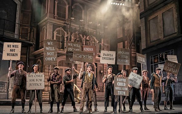 Newsboys go on strike to show a greedy publishing tycoon theyâ€™re not going to  Photo