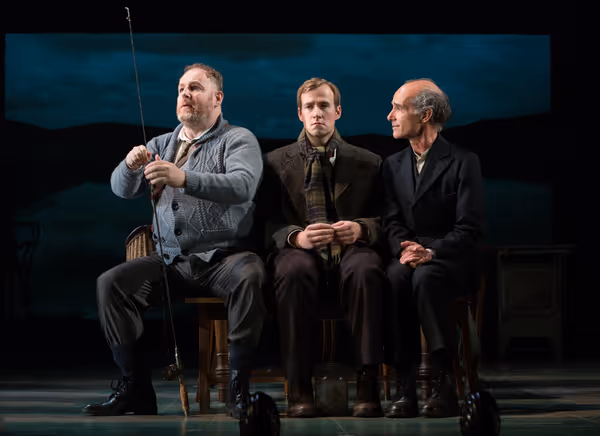 David Ganly, Steffan Harri and Finbar Lynch in GIRL FROM THE NORTH COUNTRY Toronto/Lo Photo