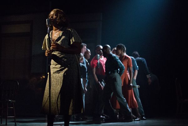 Rachel John and the cast of GIRL FROM THE NORTH COUNTRY Toronto/London Company Photo