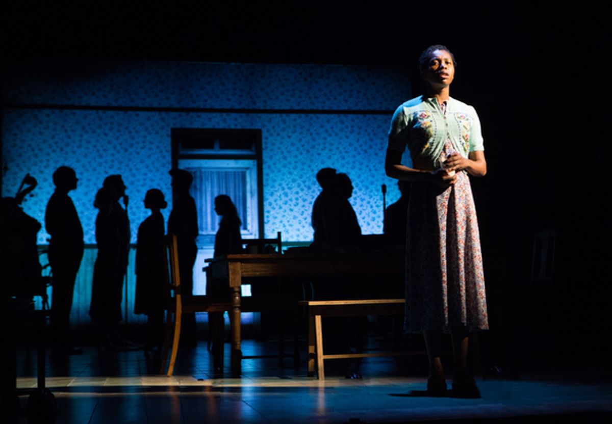 Gloria Obianyo and the cast of GIRL FROM THE NORTH COUNTRY Toronto/London Company at 