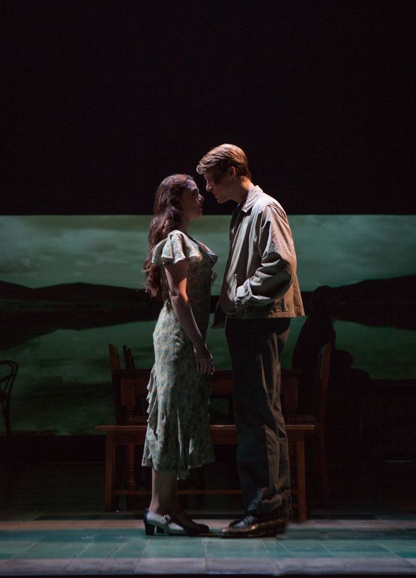 Gemma Sutton and Colin Bates in GIRL FROM THE NORTH COUNTRY Toronto/London Company Photo