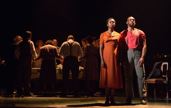 Gloria Obianyo, Shak Taylor and the cast of GIRL FROM THE NORTH COUNTRY Toronto/Londo Photo