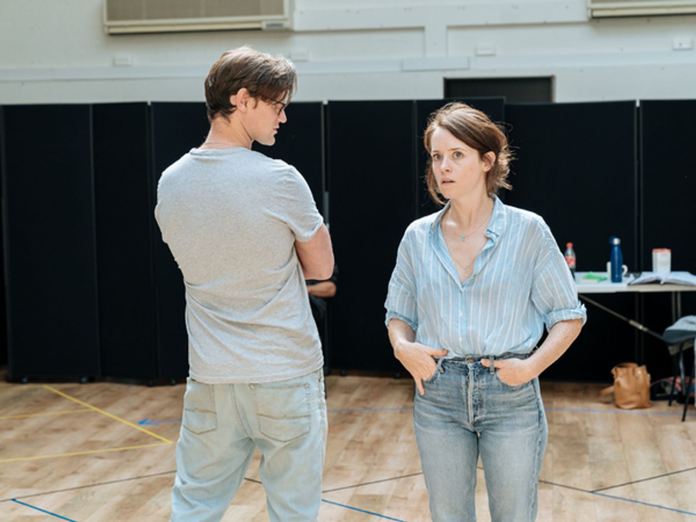 Photo Flash: Inside Rehearsal For LUNGS at the Old Vic, Starring Claire Foy and Matt Smith  Image