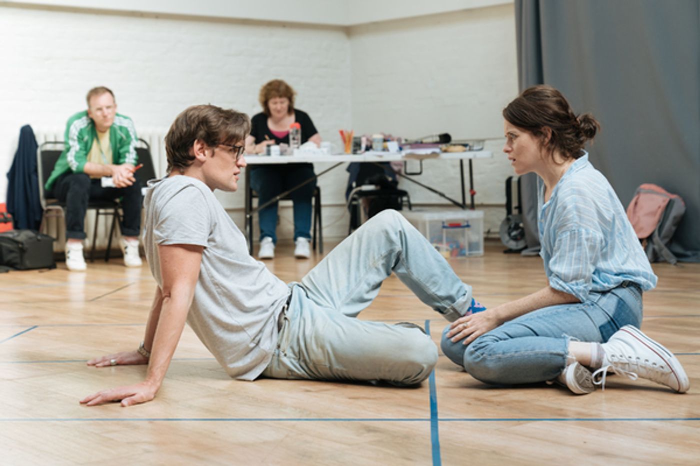 Photo Flash: Inside Rehearsal For LUNGS at the Old Vic, Starring Claire Foy and Matt Smith  Image