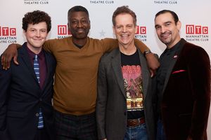 Adam Langdon, Teagle F. Bougere, Patrick Breen, Javier MunÌ'oz @ BroadwayWorld Adam Langdon, Teagle F. Bougere, Patrick Breen, Javier MunÌ'oz Photo