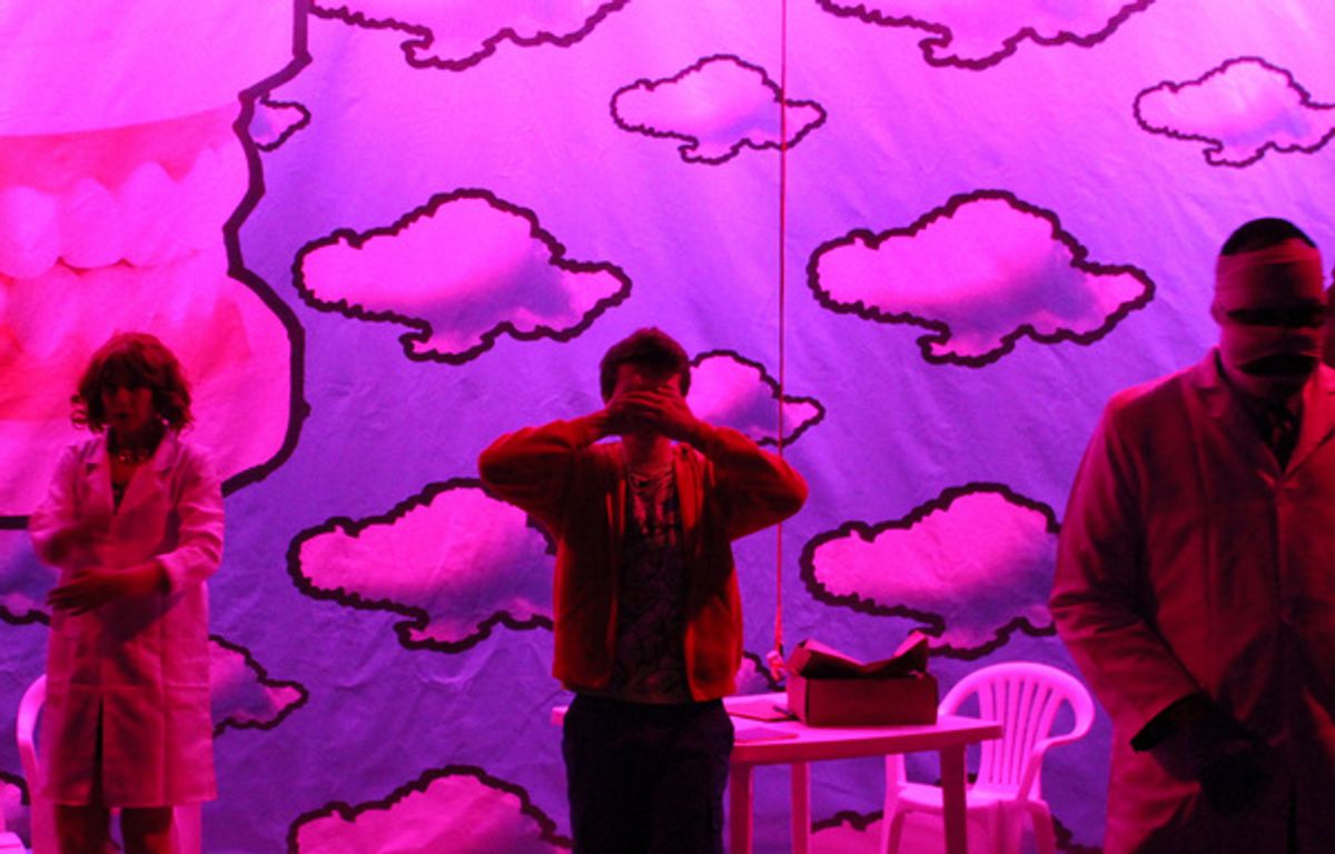 Emma Bowers, Joshua Witzling, Godfrey Simmons at 