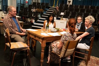 Jay O. Sanders, Rita Wolf, Maryann Plunkett , Brenda Wehle, and Haviland Morris Photo