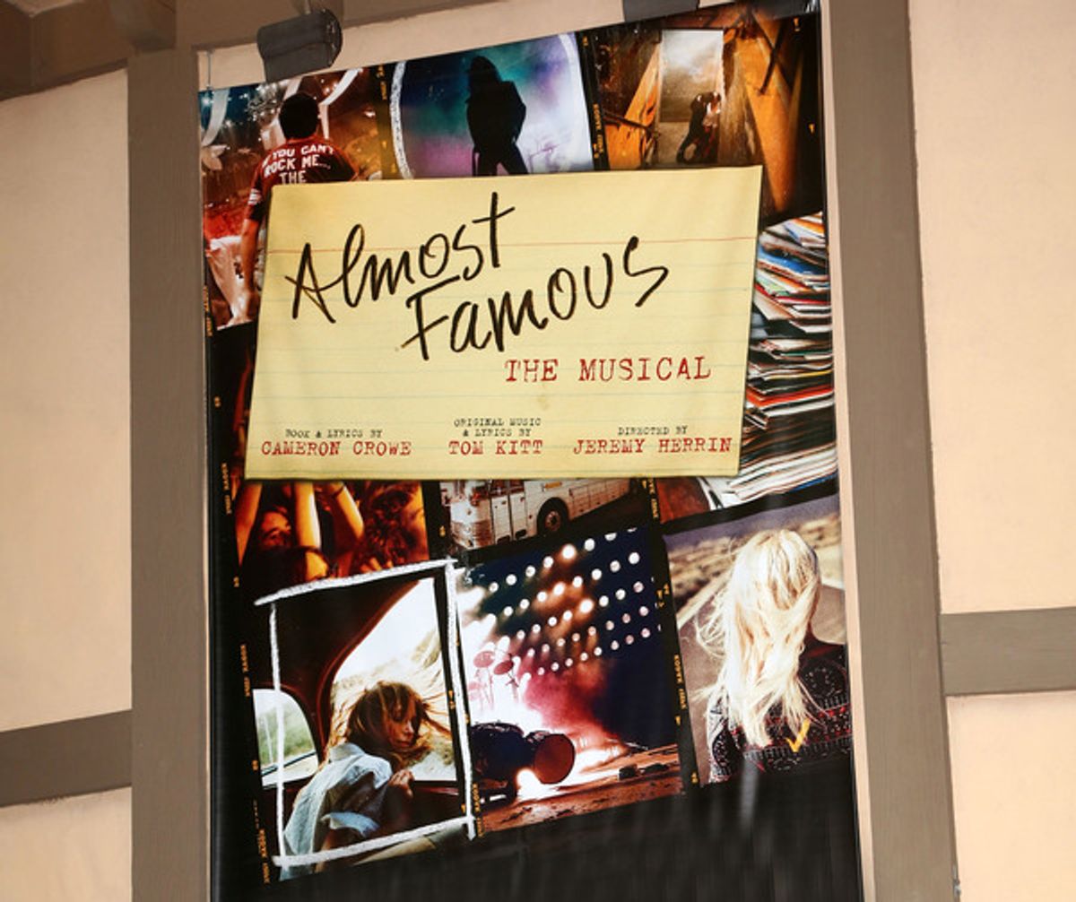 Opening night of the new musical 'Almost Famous' at The Old Globe Theatre  at 