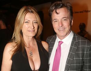 Producer Lia Vollack and Set Designer Derek McLane  Photo