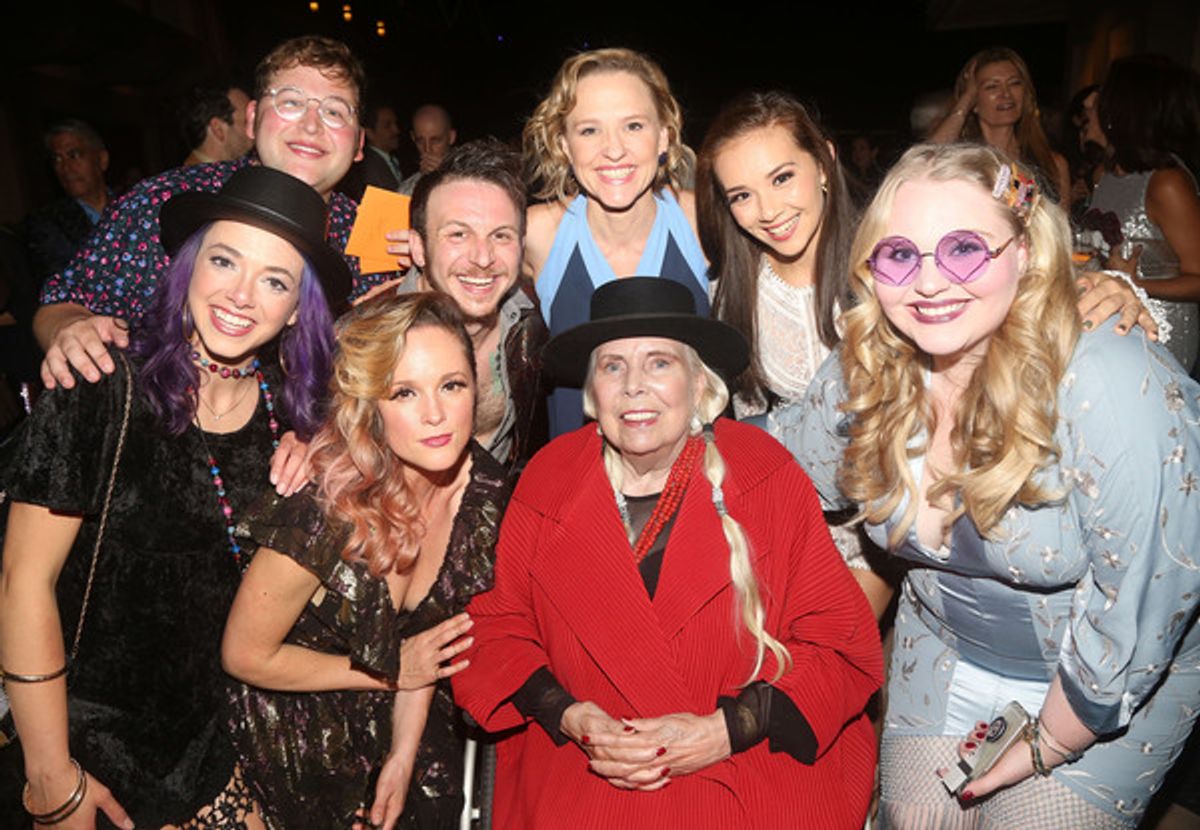 Emily Schultheis, Chad Burris, Libby Winters, Gerard Canonico, Joni Mitchell, Anika Larsen, Julia Cassandra and Katie Ladner  at 