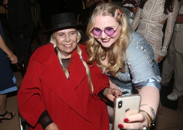Joni Mitchell and Katie Ladner  Photo