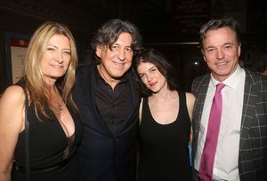 Producer Lia Vollack, Cameron Crowe, Jasmine Keuter and Set Designer Derek McLane  Photo