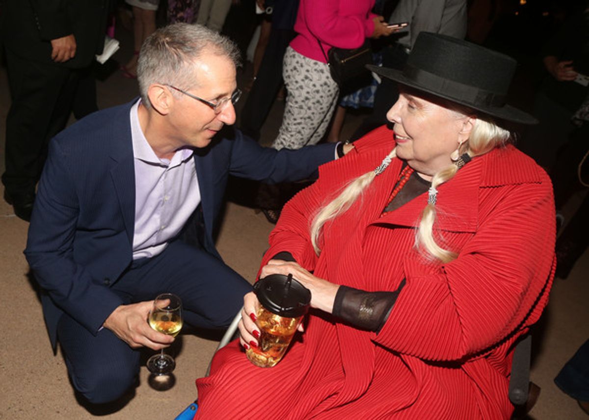 The Old Globe Artistic Director Barry Edelstein and Joni Mitchell  at 