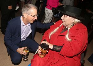 The Old Globe Artistic Director Barry Edelstein and Joni Mitchell  Photo