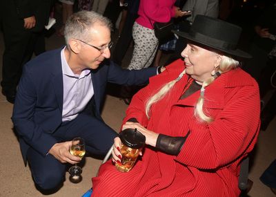 The Old Globe Artistic Director Barry Edelstein and Joni Mitchell  Photo
