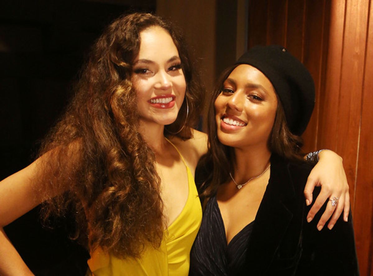 Solea Pfeiffer and Liisi LaFontaine  at 