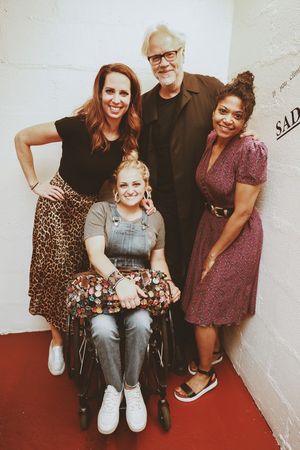 Tim Robbins, Mallory Portnoy, Ali Stroker, and Rebecca Naomi Jones @ BroadwayWorld Tim Robbins, Mallory Portnoy, Ali Stroker, and Rebecca Naomi Jones Photo