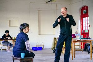 Angela Bain and Conrad Nelson @ BroadwayWorld Angela Bain and Conrad Nelson Photo