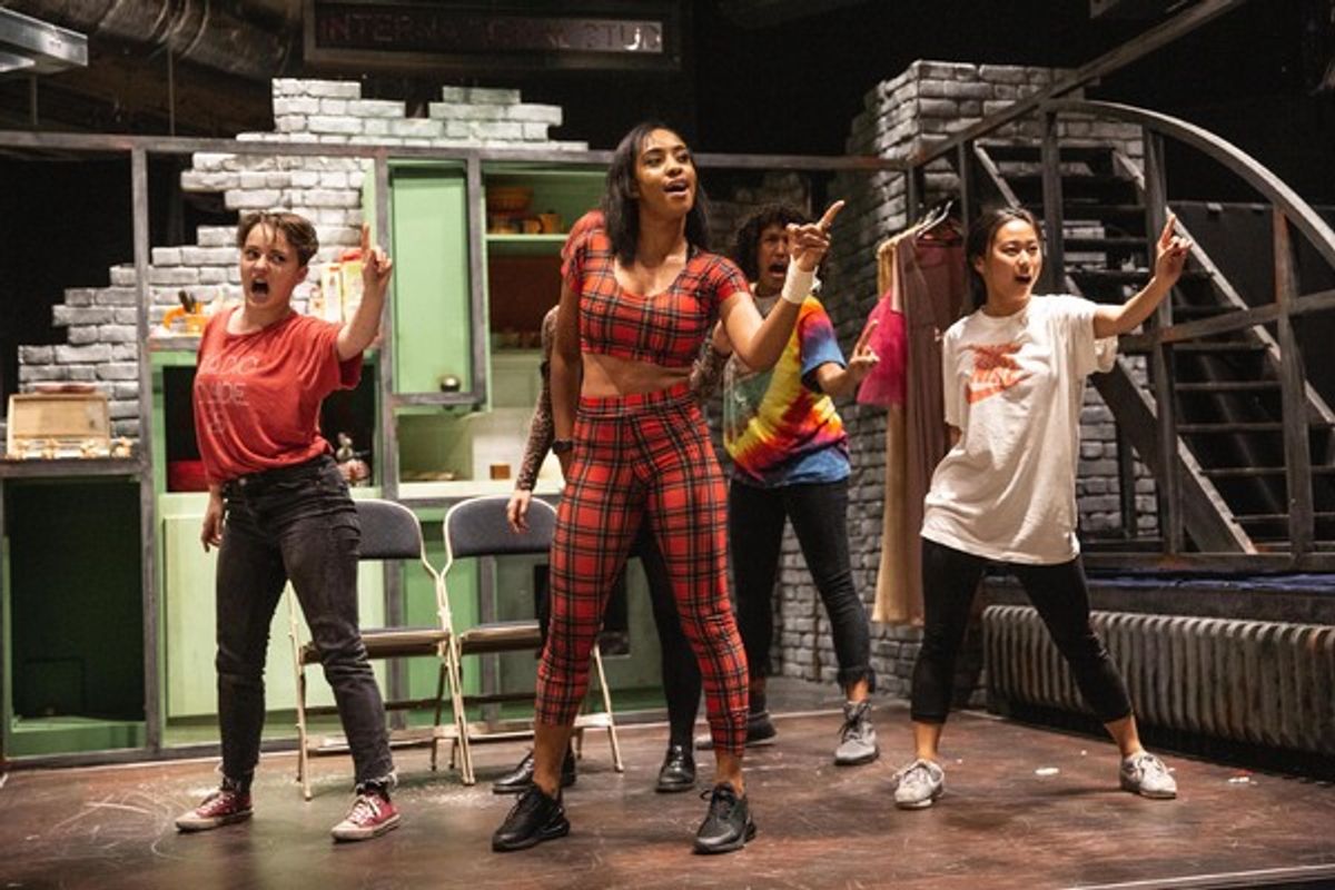 Eleanor Kane, Lauren Rae, Bobbie Little, Jessica Lee at 