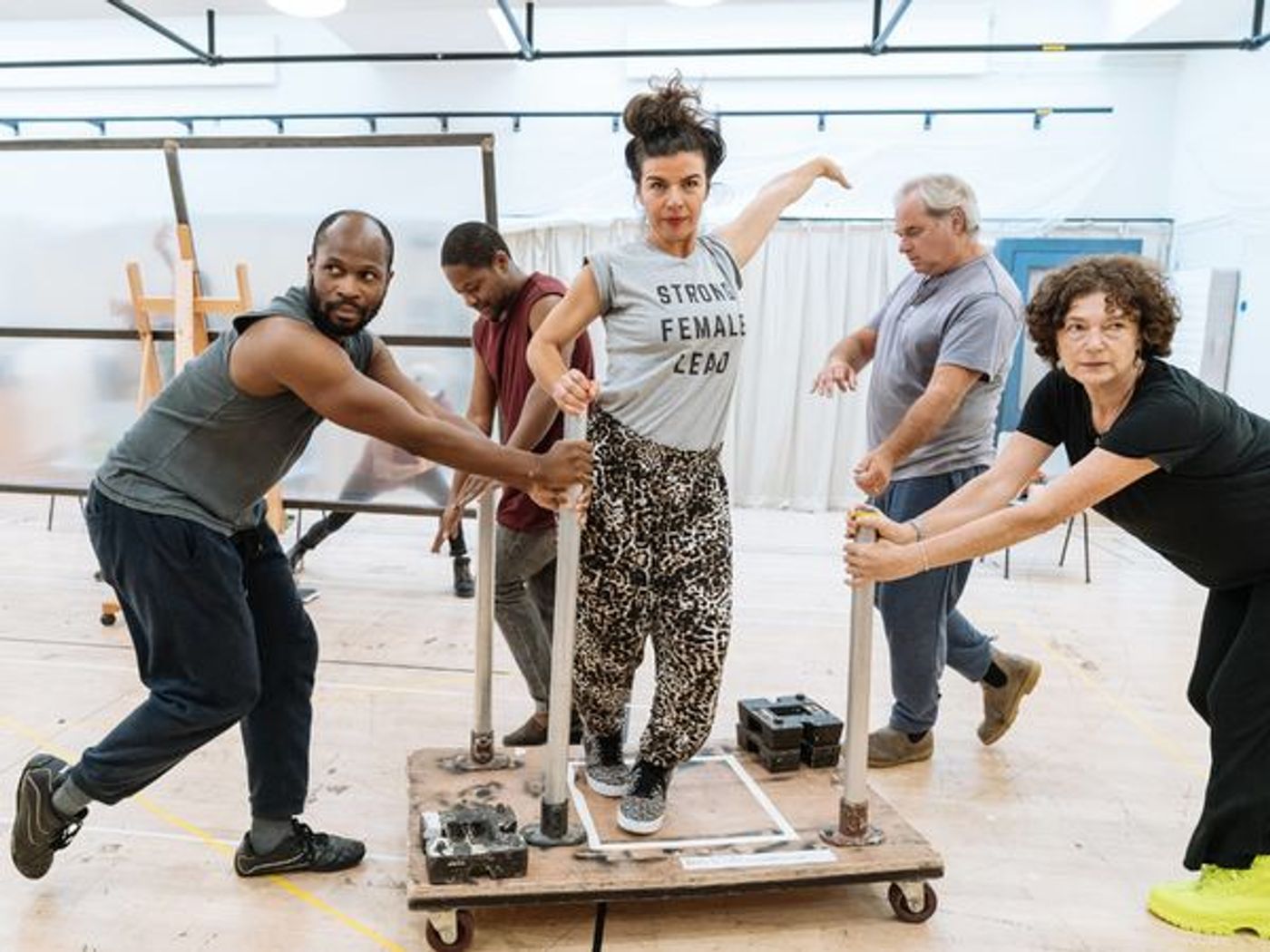 Photo Flash: Inside Rehearsal For BOTTICELLI IN THE FIRE at Hampstead Theatre  Image
