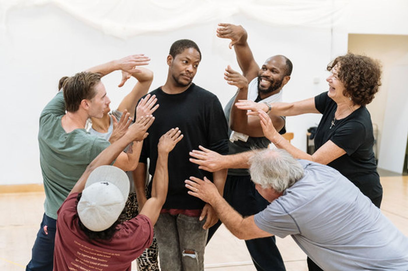 Photo Flash: Inside Rehearsal For BOTTICELLI IN THE FIRE at Hampstead Theatre  Image