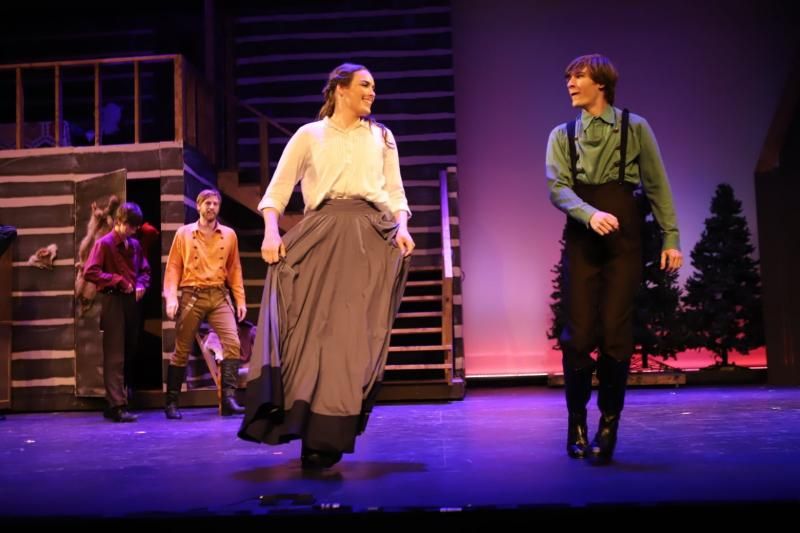 Review: Ammons, Krebs Lead Entertaining SEVEN BRIDES FOR SEVEN BROTHERS at Springhouse  Image