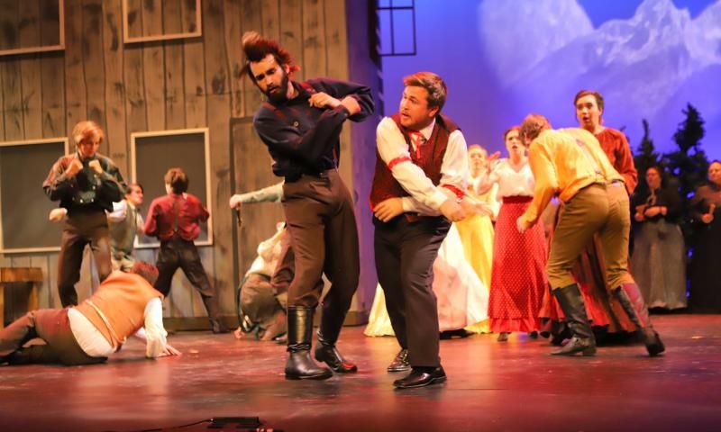 Review: Ammons, Krebs Lead Entertaining SEVEN BRIDES FOR SEVEN BROTHERS at Springhouse  Image