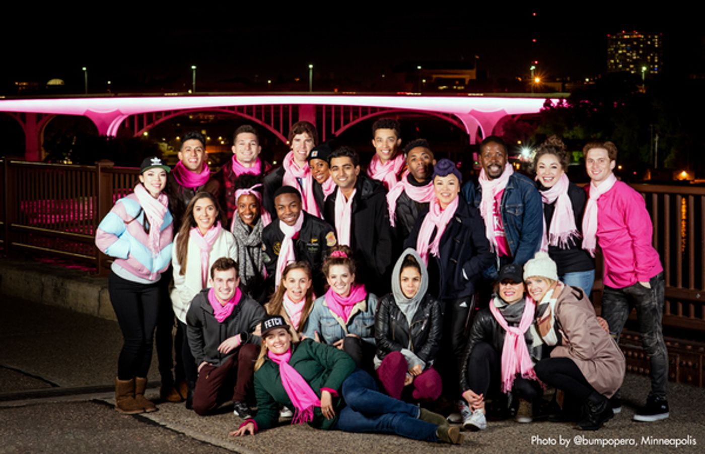 Photo Flash: MEAN GIRLS National Tour Lights Up Minneapolis In Honor Of October 3! Photo Flash: MEAN GIRLS National Tour Lights Up Minneapolis In Honor Of October 3! Image