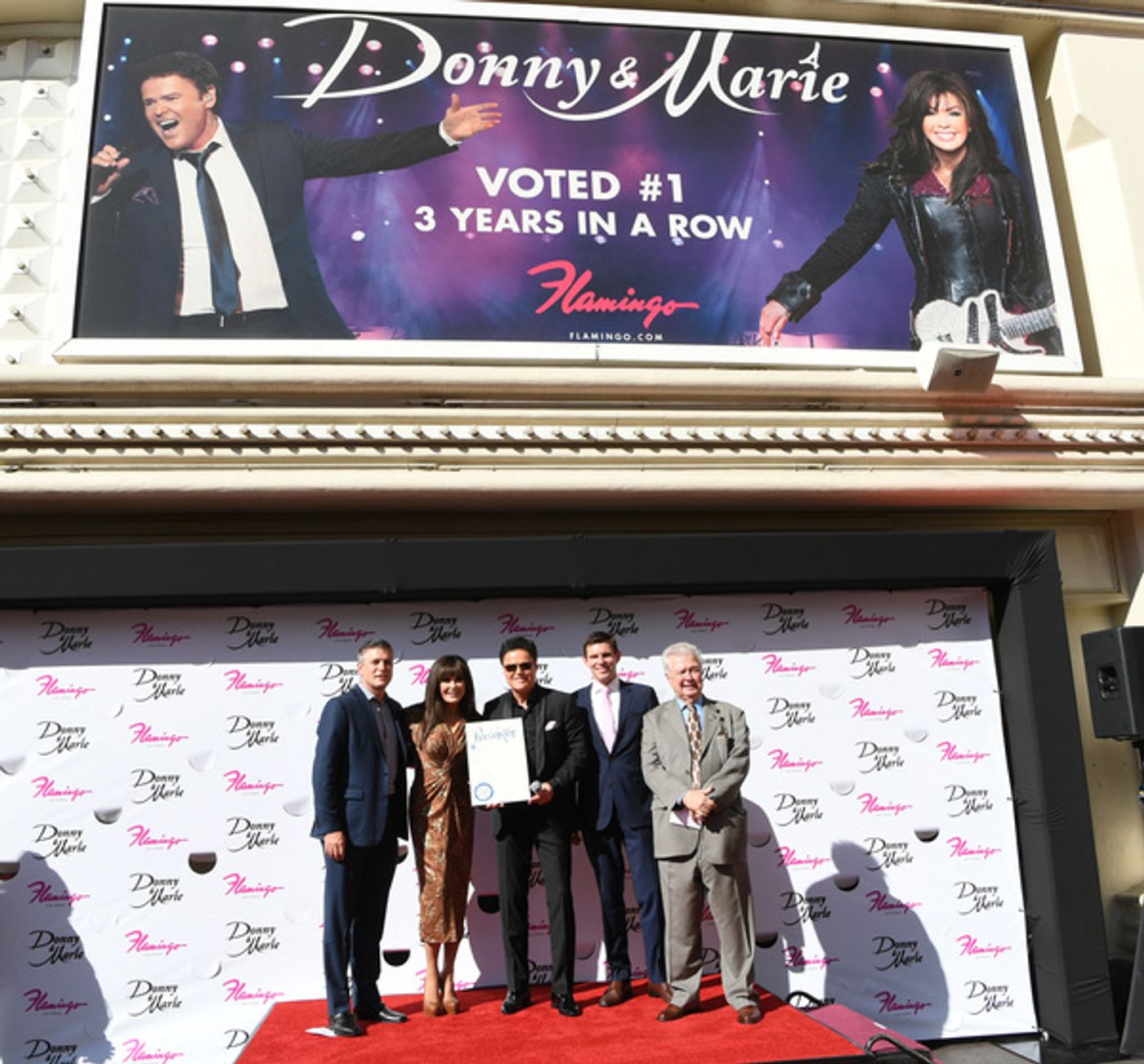 Photo Flash: Donny & Marie Osmond Honored by Las Vegas Walk of Stars at Flamingo Las Vegas  Image