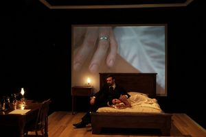 Sam Morales andJacob Fishel in The Yellow Wallpaper. Photo by Vincent Gunn. Photo