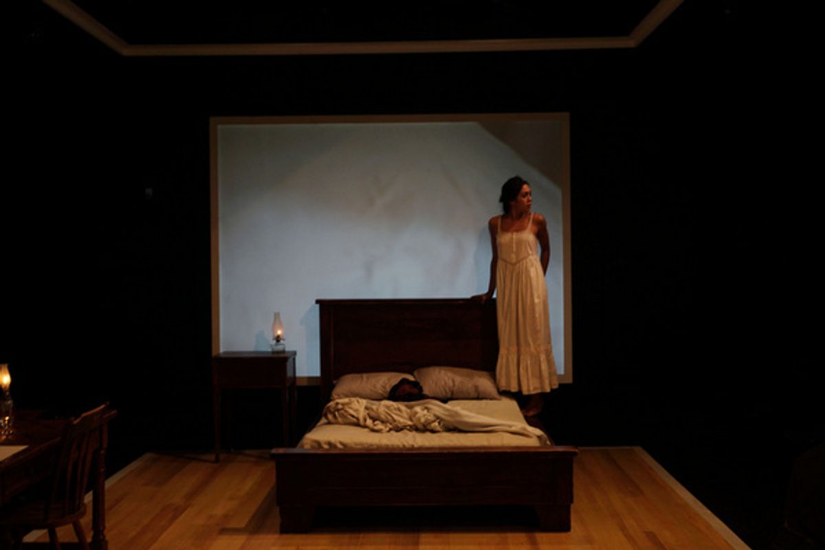 Sam Morales in The Yellow Wallpaper. Photo by Vincent Gunn. at 