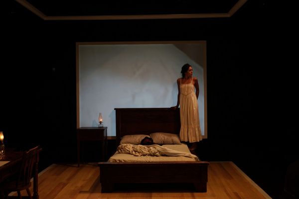 Sam Morales in The Yellow Wallpaper. Photo by Vincent Gunn. Photo