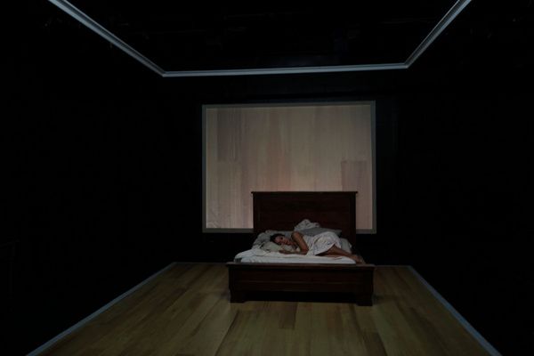 Sam Morales in The Yellow Wallpaper. Photo by Vincent Gunn. Photo