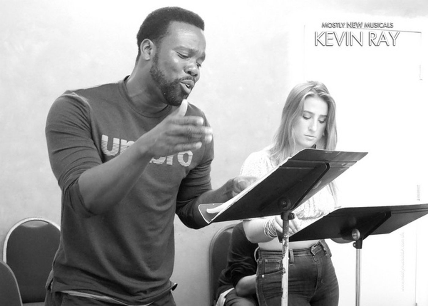 Photo Flash: The Jazzy Cast Of MostlyNEWmusicals: Kevin Ray In Rehearsal  Image