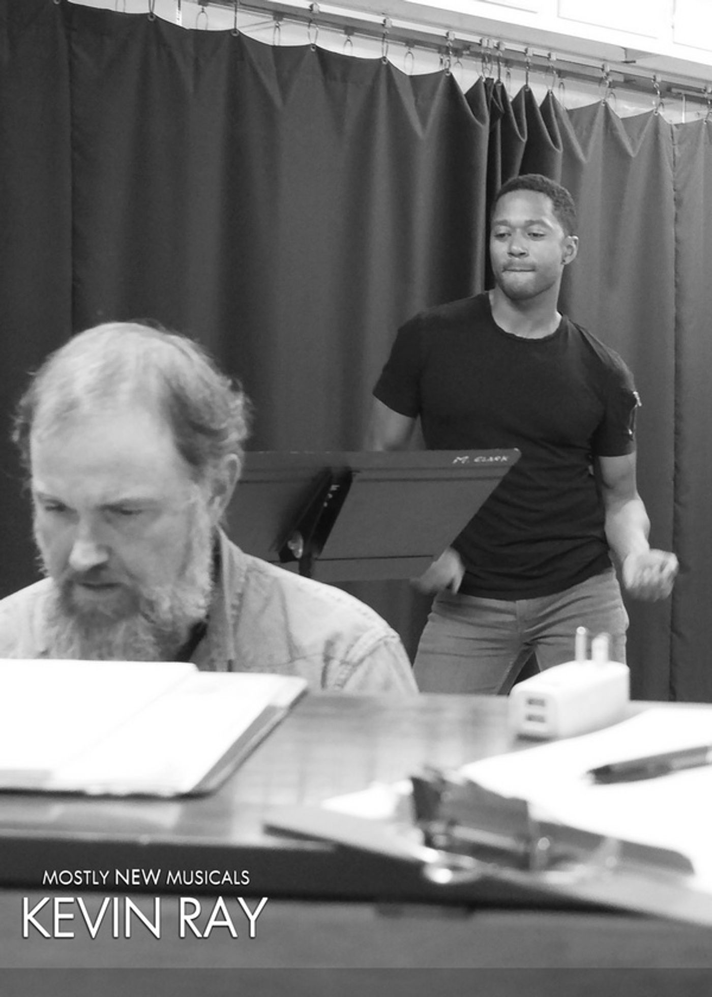Photo Flash: The Jazzy Cast Of MostlyNEWmusicals: Kevin Ray In Rehearsal Photo Flash: The Jazzy Cast Of MostlyNEWmusicals: Kevin Ray In Rehearsal Image