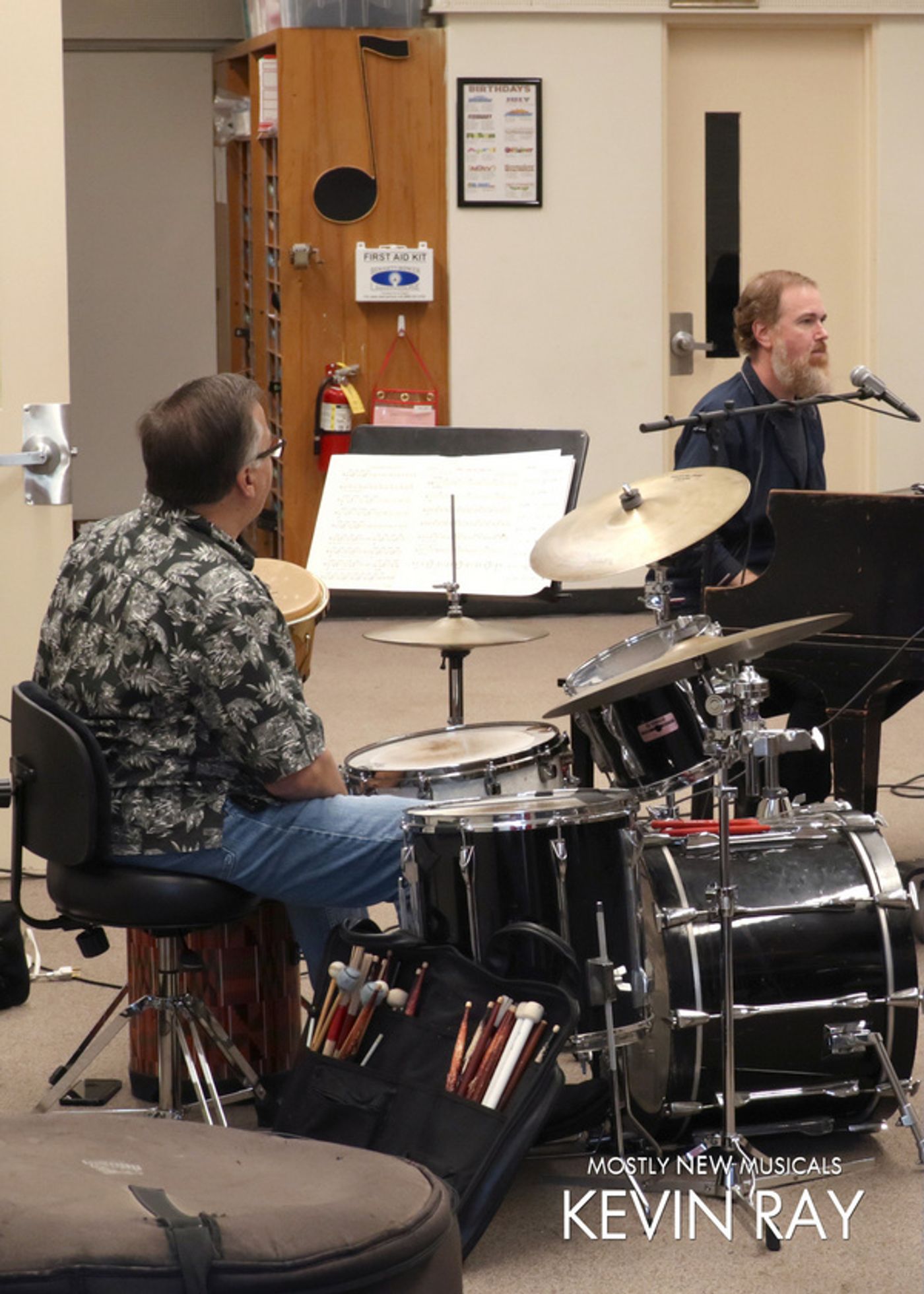 Photo Flash: The Jazzy Cast Of MostlyNEWmusicals: Kevin Ray In Rehearsal Photo Flash: The Jazzy Cast Of MostlyNEWmusicals: Kevin Ray In Rehearsal Image