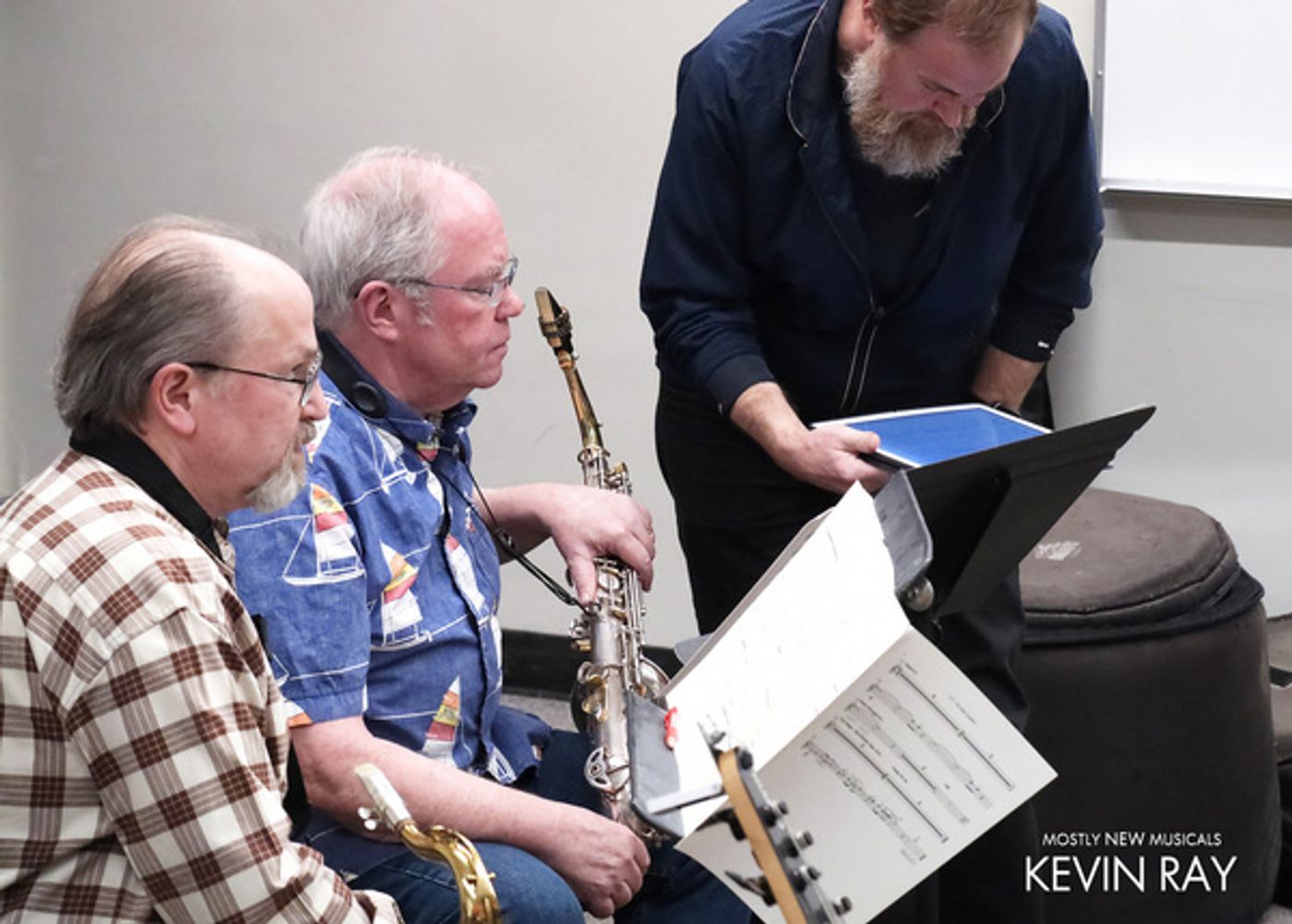 Photo Flash: The Jazzy Cast Of MostlyNEWmusicals: Kevin Ray In Rehearsal Photo Flash: The Jazzy Cast Of MostlyNEWmusicals: Kevin Ray In Rehearsal Image