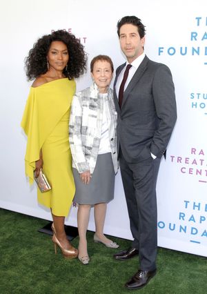 Angela Bassett, Gail Abarbanel and David Schwimmer  Photo