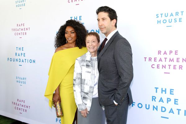 Angela Bassett, Gail Abarbanel and David Schwimmer  Photo