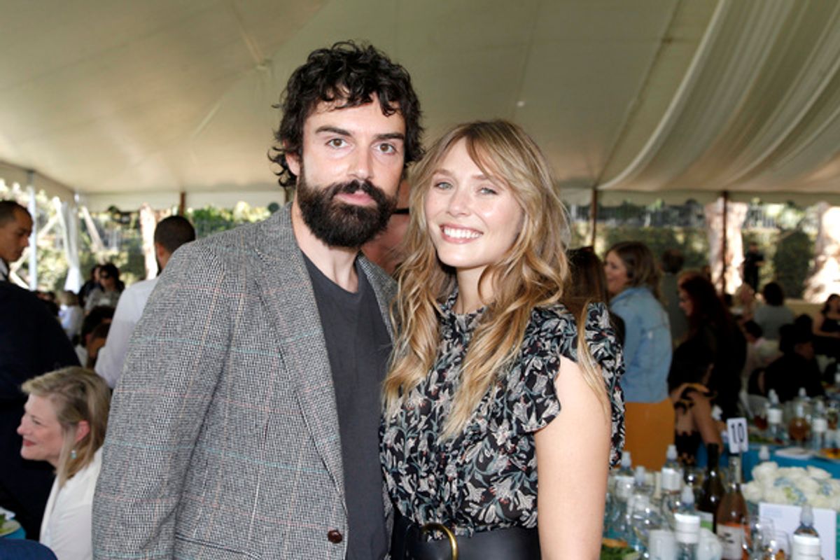 Robbie Arnett and Elizabeth Olsen at 