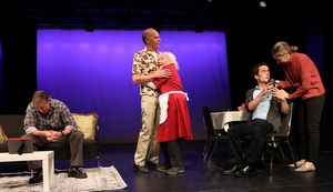 Jerry Ferris, Peter Levine, Vivian Meisner,   Abraham McNeil Adams, and Laura Sametz. Photo