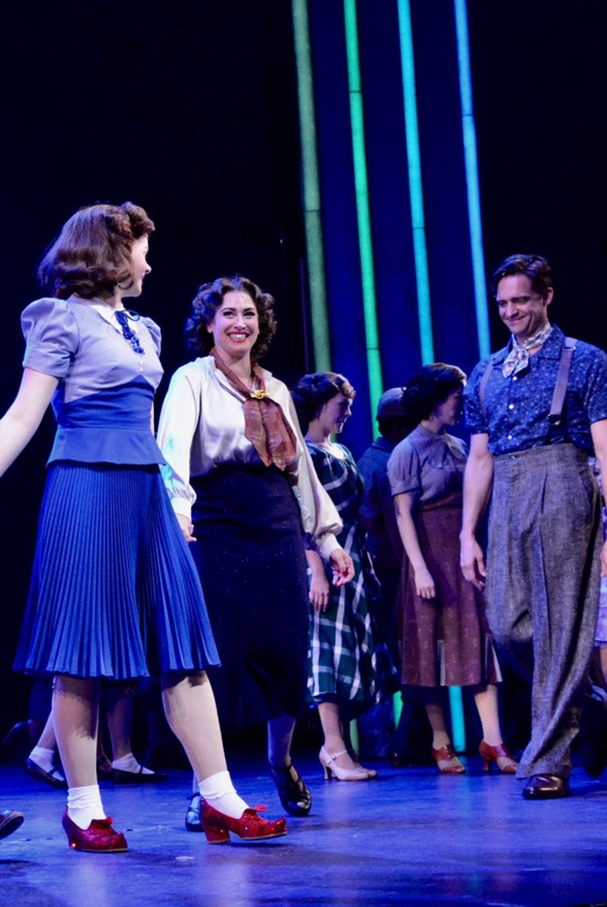 Ruby Rakos, Lesli Margherita and Colin Hanlon at 