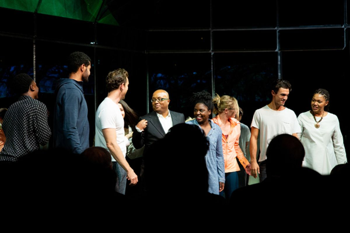 Robert O'Hara and the cast of SLAVE PLAY at 