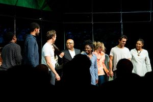 Robert O'Hara and the cast of SLAVE PLAY Photo