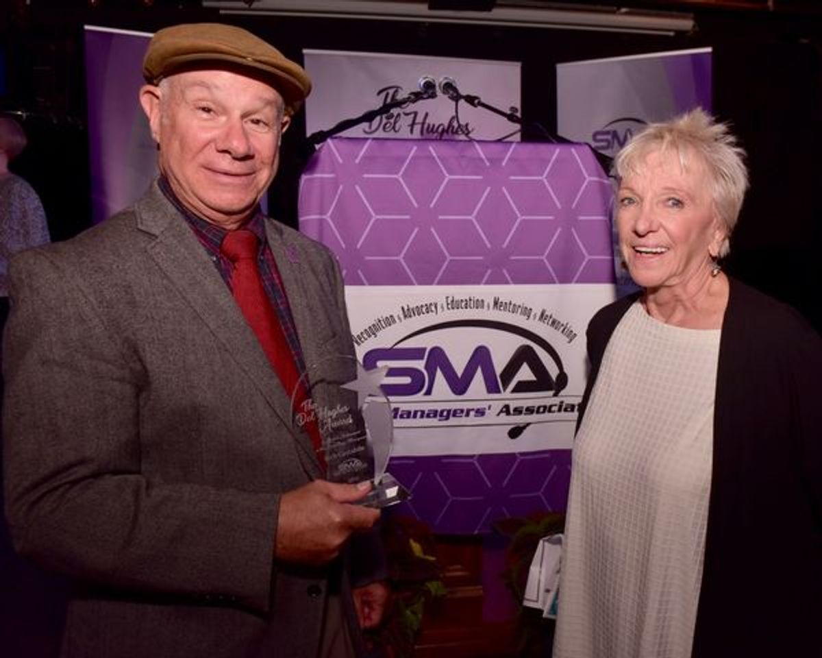 Honoree Rich Costabile and Tony Award Winning Actress Elizabeth Franz at 