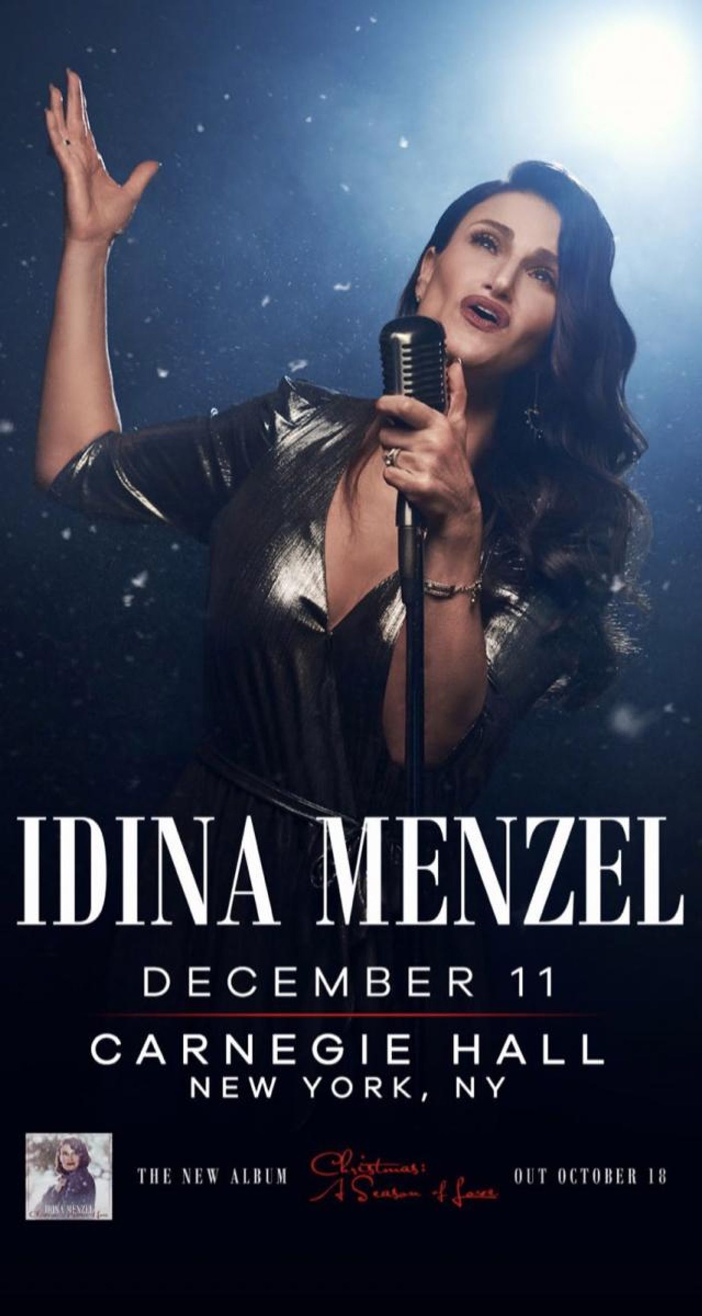 Idina Menzel to Bring the Holiday Spirit to Carnegie Hall December 11th  Image