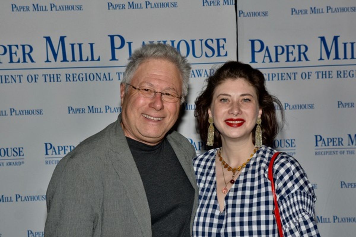 Alan Menken and Nora Menken at 