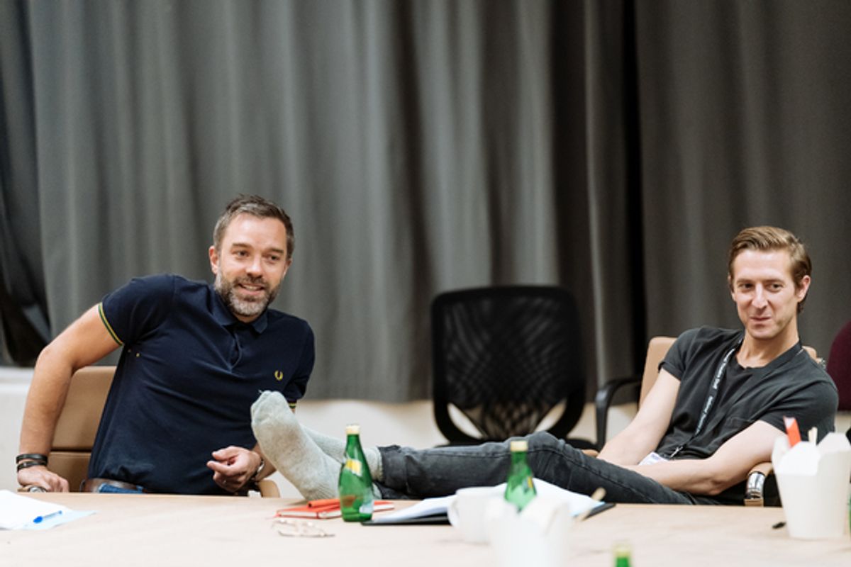 Hadley Fraser and Arthur Darvill at 