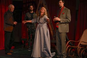 Kevin Gilmartin, Brendan Ellis, Maia Guest and John Calvin Kelly @ BroadwayWorld Kevin Gilmartin, Brendan Ellis, Maia Guest and John Calvin Kelly Photo